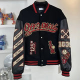 FOESCE 2000'S New Street Pop Hip Hop Heavy Industry Jacket Jacket Male Harajuku Fashion Joker Baseball Suit Couple Casual Jacket