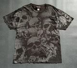 FOESCE 2000s Graphic T Shirts Suffering Skeleton Print Top Y2K Angel Hip Hop Harajuku high steet Plus Size Loose shirt Fashion Clothing