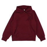 FOESCE 2025 Brand Men's Hoodie Harajuku Student Sweatshirt Pure Color Fashion Simple Streetwear Men's And Women's Pullover Sweatshirt