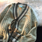 FOESCE 2025 Spring New Light Luxury Fashion Cardigan Sweater Loose Knitwear Comfortable Casual Jacket Boutique Clothing Simple Style
