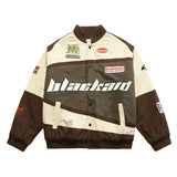 FOESCE 2025 American retro jacket Y2K high street hip-hop style letter embroidered baseball uniform loose oversized personalized jacket