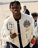 FOESCE 2025 American retro jacket Y2K high street hip-hop style letter embroidered baseball uniform loose oversized personalized jacket