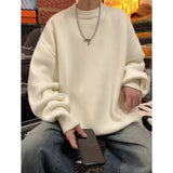 FOESCE 2025 Cashmere Pullover Men Sweater Autumn Winter Hombre Jumper Pull Homme Hiver O-Neck Knitted Sweaters Clothing Outwear