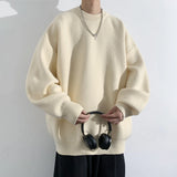 FOESCE 2025 Cashmere Pullover Men Sweater Autumn Winter Hombre Jumper Pull Homme Hiver O-Neck Knitted Sweaters Clothing Outwear