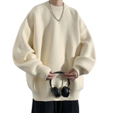 FOESCE 2025 Cashmere Pullover Men Sweater Autumn Winter Hombre Jumper Pull Homme Hiver O-Neck Knitted Sweaters Clothing Outwear