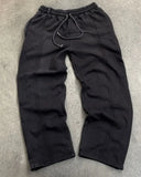 FOESCE 2025 High Street Trendy Straight Casual Pants American Harajuku Retro Splicing Oversized Sweatpants Men Personalized Streetwear