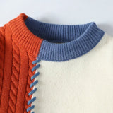 2024 Mens Streetwear Ripped Hole Fashion Sweater Korean High End Luxury Winter Hip Hop Sweaters Men Soft Warm Autumn Pullover