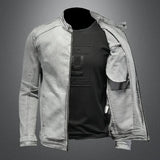 FOESCE 2025 Spring New Men's Denim Jersey Embroidered Vintage Denim Coat Men's Youth Thin Denim Jacket Men's