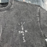 FOESCE 2025 Men  CACTUS JACK T Shirts Drop-shoulder sleeve T-Shirt Hip Hop Skateboard Street  100% Cotton T-Shirts 230G Tee Top