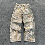 FOESCE 2025 New Y2k Retro Cow Head Embroidered Jeans Winter Street Harajuku Hip Hop Men and Women Casual 2000 Wide Leg Jeans Mom Jeans