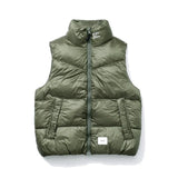 FOESCE 24FW Japanese WTAPS Down Jacket Autumn Fashion Stand-up Collar Zipper Light Jackets High Street Loose Windproof Warm Down Jacket