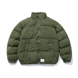 FOESCE 24FW Japanese WTAPS Down Jacket Autumn Fashion Stand-up Collar Zipper Light Jackets High Street Loose Windproof Warm Down Jacket