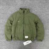 FOESCE 24FW Japanese WTAPS Down Jacket Autumn Fashion Stand-up Collar Zipper Light Jackets High Street Loose Windproof Warm Down Jacket