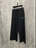 FOESCE 25ss Big Loops Logo Embroidery Oversized Men Women Sweatpants Streetwear Hiphop Men Casual Pants