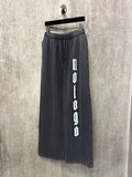 FOESCE 25ss Big Loops Logo Embroidery Oversized Men Women Sweatpants Streetwear Hiphop Men Casual Pants