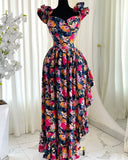 FOESCE African Dresses For Women Summer Spring Africa Clothing Sleeveless Ruched Dress Sexy V-Neck Slim Dress Office Lady Party