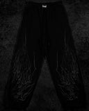 FOESCE American Breathedivinity trend suit fitness short-sleeved men and women loose dragon soul dark gothic pattern printed y2k sw