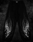 FOESCE American Breathedivinity trend suit fitness short-sleeved men and women loose dragon soul dark gothic pattern printed y2k sw