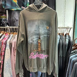 FOESCE American High End Washed Do Old SAINT Hoody Sweatshirts High Quality Stamp Printed Men's Women's Loose Saint Hoodie