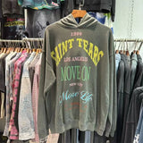 FOESCE American High End Washed Do Old SAINT Hoody Sweatshirts High Quality Stamp Printed Men's Women's Loose Saint Hoodie