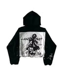 Foesce American Hoodie Y2K Clothes Gothic Hip Hop Retro Graphic Print Oversized Hoodie Sweatshirt Mens Womens Pullover Hoodie