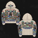 Foesce American Hoodie Y2K Clothes Gothic Hip Hop Retro Graphic Print Oversized Hoodie Sweatshirt Mens Womens Pullover Hoodie