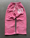 FOESCE American Retro Striped Knitted Pants Men Y2k Street Harajuku Trendy Brand Oversized Trousers Loose Casual Wide Leg Pants Women
