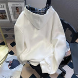 FOESCE American Spring and Autumn Men and Women Trendy Personalized Cardigan Bow Hoodie Couple Loose Retro Casual Jacket Top harajuku