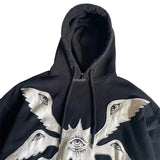 FOESCE American Vintage Harajuku High Street Eye Embroidered Men Hoodie Women Sports Shirt Y2K Casual Top streetwear hoodie