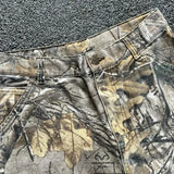 FOESCE American Washed Branch Camouflage Wide Leg Loose Jeans for Men Autumn Mens Straight Jeans Retro Fashion Loose Street Trend 2025
