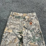 FOESCE American Washed Branch Camouflage Wide Leg Loose Jeans for Men Autumn Mens Straight Jeans Retro Fashion Loose Street Trend 2025