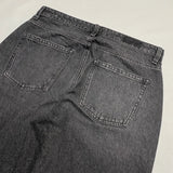 FOESCE American Y2K New Baggy Wide Leg Black Jeans Overszied Men Street Casual Joker Denim Pants Couple Jeans Retro Streetwear
