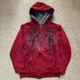 FOESCE American Y2K New Fashion Trend Fleece Padded Zipper Hoodie Women Street Hip Hop Joker Loose Sweatshirt Couple Casual Punk Hoodie
