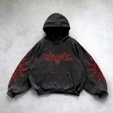 FOESCE American Y2K New Fashion Trend Fleece Padded Zipper Hoodie Women Street Hip Hop Joker Loose Sweatshirt Couple Casual Punk Hoodie