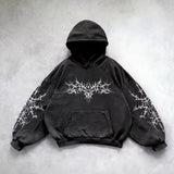 FOESCE American Y2K New Fashion Trend Fleece Padded Zipper Hoodie Women Street Hip Hop Joker Loose Sweatshirt Couple Casual Punk Hoodie