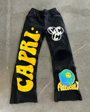 FOESCE American letter printing personalized street high street sweatpants high street ins trendy brand couple loose fashion trousers