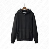 FOESCE Autumn\winter Black Zip Up Fur Patchwork Design Women Men Hoodies Fashion Warm Korean Style Sweatshirts Y2k Long Sleeved Unisex