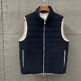 FOESCE BILLIONAIRE SIJITONGDA 2025Men's Autumn And Winter New Down Vest Environmentally Friendly , Wrinkle Resistant And Stylish, So