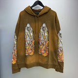 FOESCE Black Grey Brown WHO DECIDES WAR Hoodie Men Woman Good Quality Retro Printing Casual Loose New Pullover Hoodies