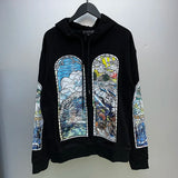 FOESCE Black Grey Brown WHO DECIDES WAR Hoodie Men Woman Good Quality Retro Printing Casual Loose New Pullover Hoodies