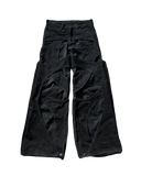 FOESCE Black Ripped Y2k Baggy Jeans Harajuku Hip Hop High Waist Denim Pants 2025 New Gothic Retro Jeans for Men Wide Leg Streetwear