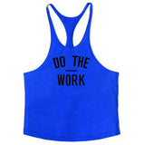 FOESCE Brand Fitness Clothing Bodybuilding Singlets Tank Top Men Muscle Shirt Sportwear Vests Cotton Stringer Tops