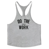 FOESCE Brand Fitness Clothing Bodybuilding Singlets Tank Top Men Muscle Shirt Sportwear Vests Cotton Stringer Tops