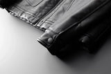 FOESCE Business Casual Men Leather Jacket Thick Warm Fleece Biker Coat Motorcycle Faux Fur Coats Male Vintage Pu Leather Jackets Winter