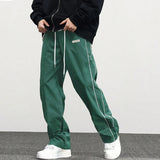 FOESCE Casual Cotton Cargo Pants For Men, Men's Loose Cargo Pants With Side Pockets, Long Pants Trousers For Street Everyday Jogger Out