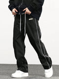 FOESCE Casual Cotton Cargo Pants For Men, Men's Loose Cargo Pants With Side Pockets, Long Pants Trousers For Street Everyday Jogger Out