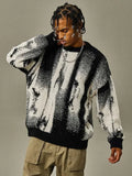FOESCE Gothic Vintage Sweater Pullover Men Hip Hop Harajuku Sweater Y2k Clothes Knitted Sweather 2025 Couple Sweater