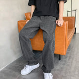 FOESCE Summer thin men jeans men's fashion famous brand versatile loose straight Summer pants clothes streetwear hiphop denim Hot Sale