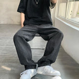 FOESCE Summer thin men jeans men's fashion famous brand versatile loose straight Summer pants clothes streetwear hiphop denim Hot Sale