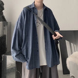 FOESCE Plaid Shirt Men's fashion brand ins casual versatile shirt Korean fashion coat handsome clothes 2025